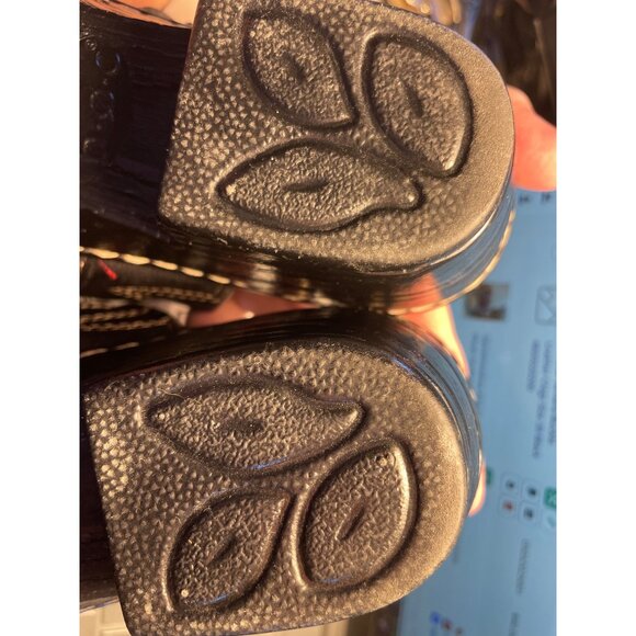 Born Concept b.o.c. Women's Black Leather Open Back Clogs 10M - Picture 11 of 11